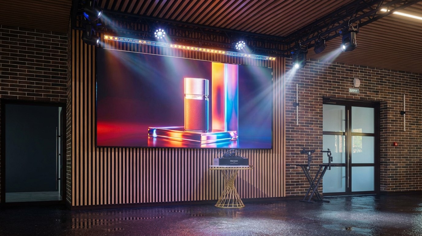 LED-экран в интерьере